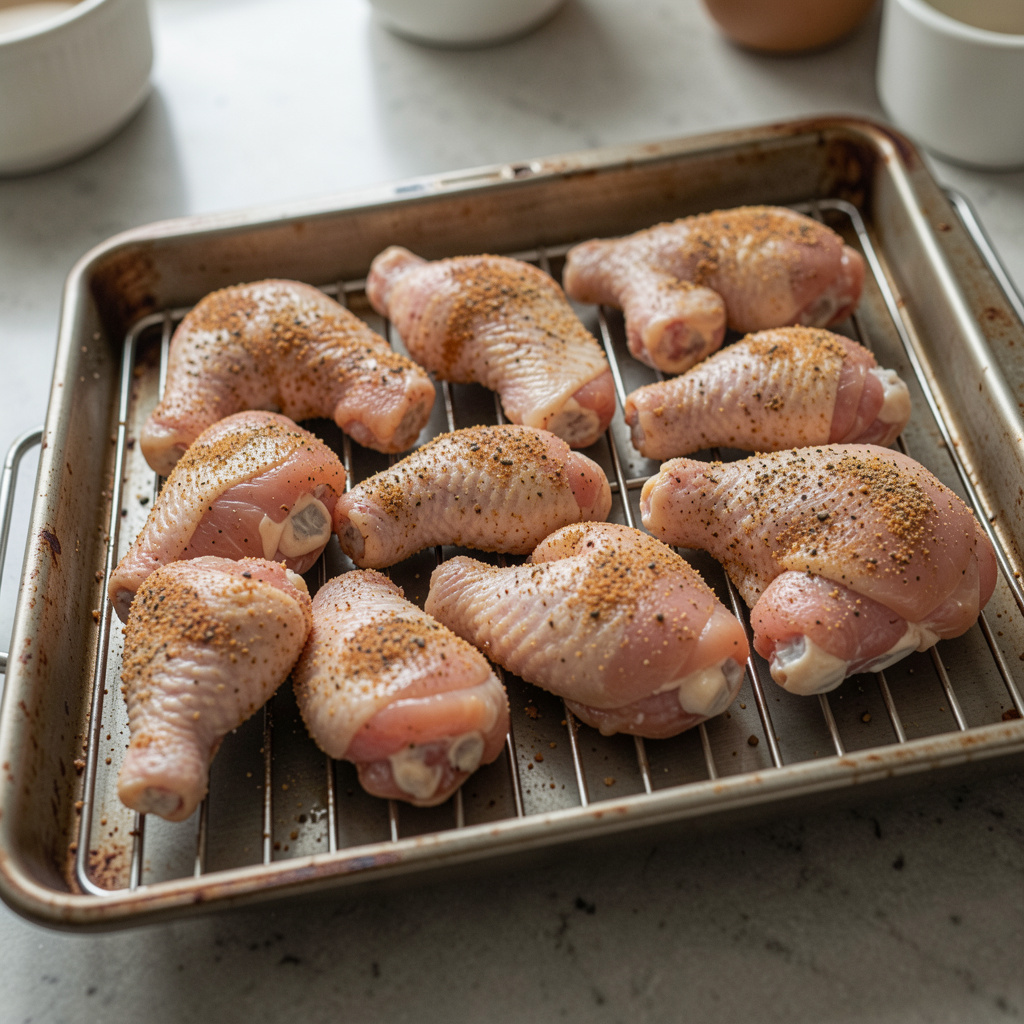 Chicken Wings making