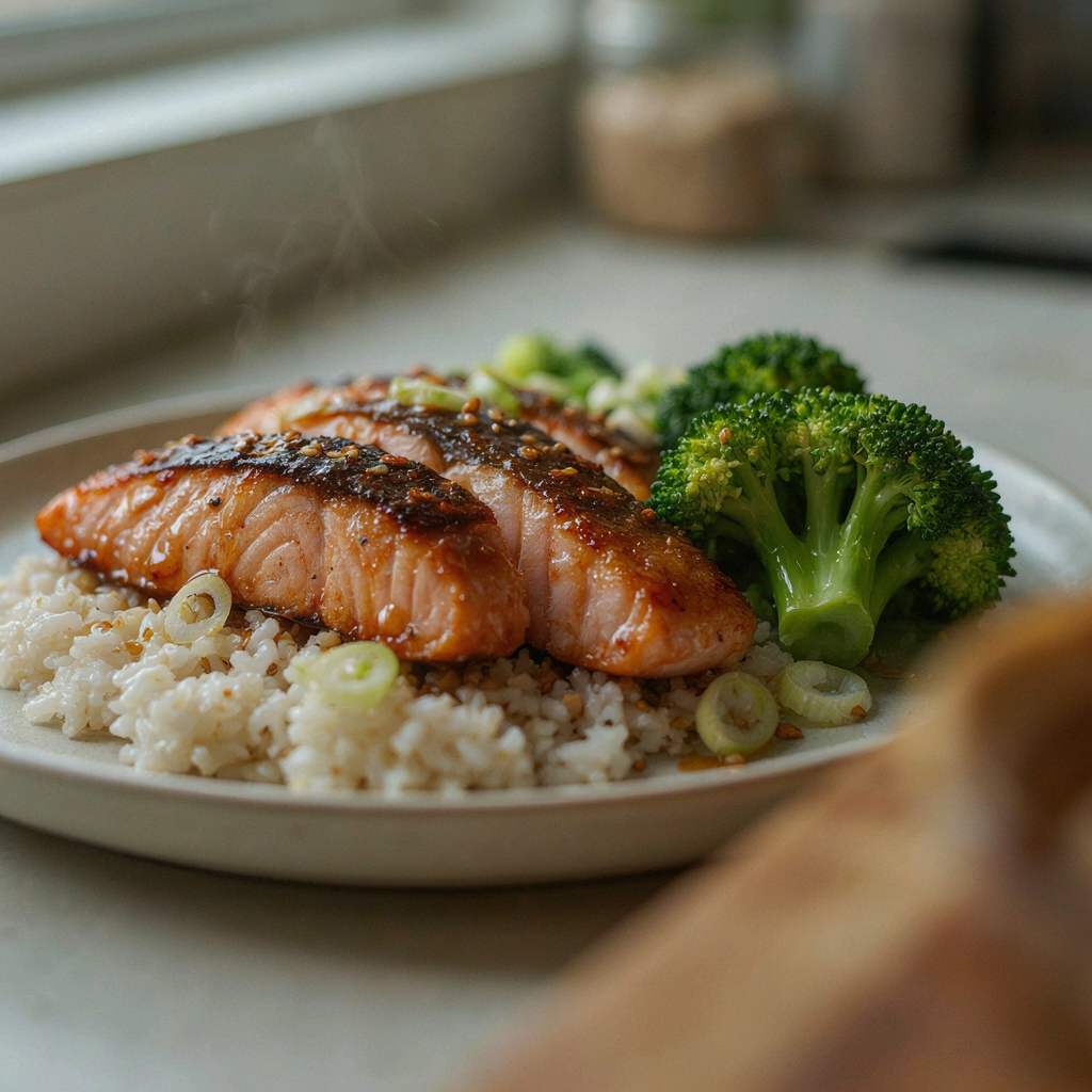 honey garlic salmon recipe