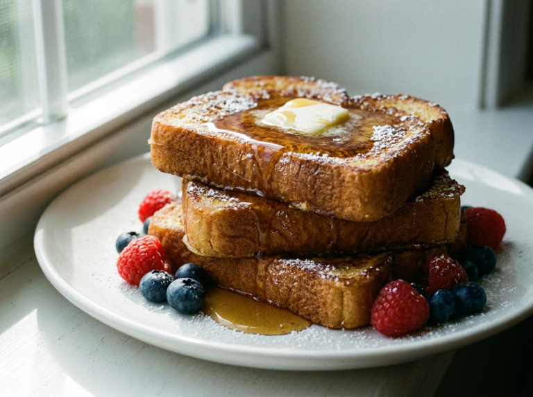 Classic French Toast Recipe (Crispy Outside, Soft Inside)